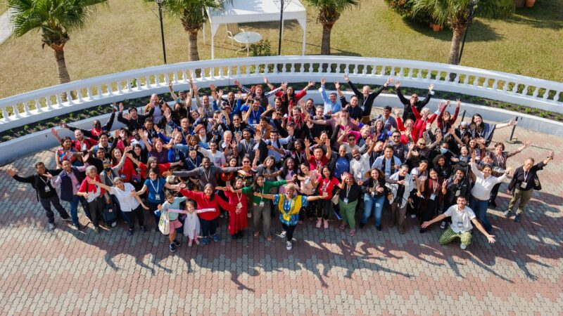 Members of the Global Voices community at the GV summit in Kathmandu, Nepal in December 2024.
